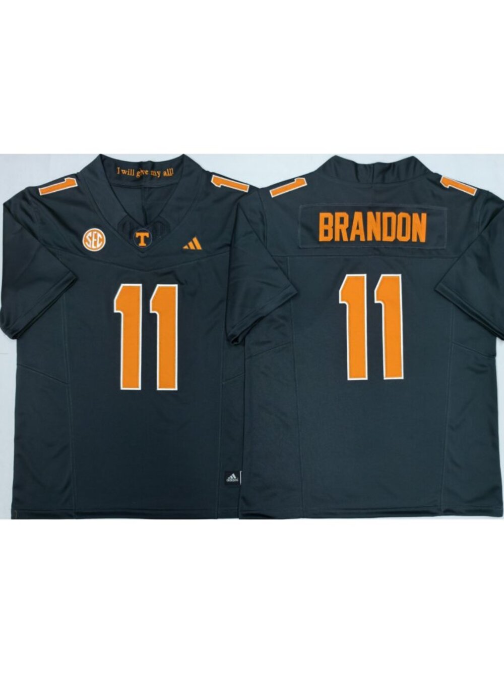 Faizon Brandon Black 11 Jersey Stitched Vapor